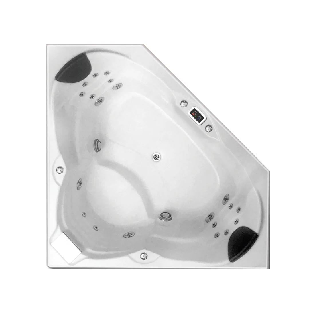Cordoba 1530mm 20 Jets Drop-in Spa Bath Electronic Touch Pad