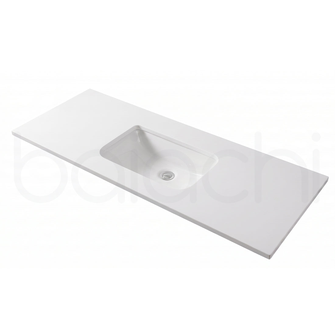 Baiachi 900mm White Quartz with Undercounter Stone Ceramic Basin