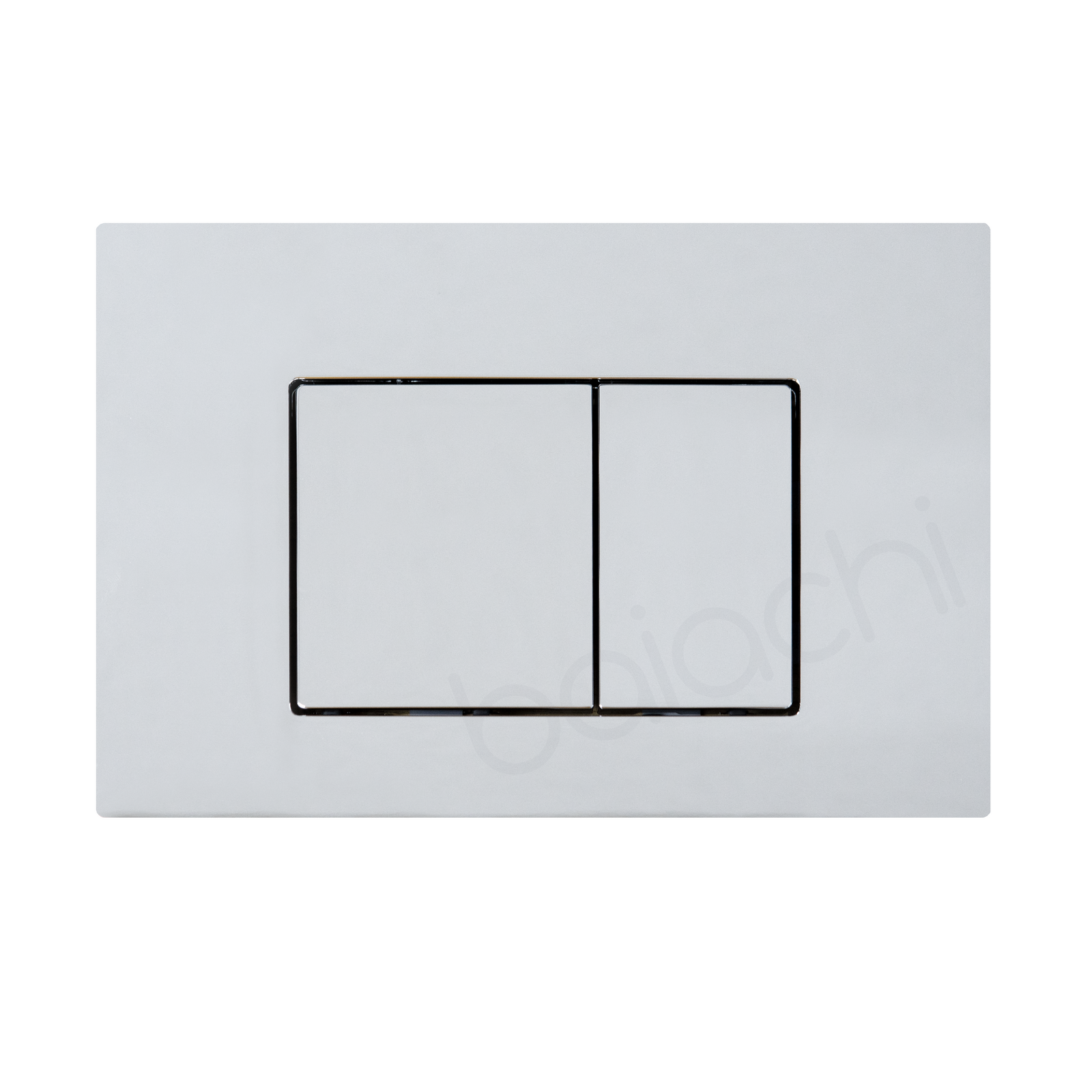 Square In-Wall Toilet Dual Flushing Buttons Chrome