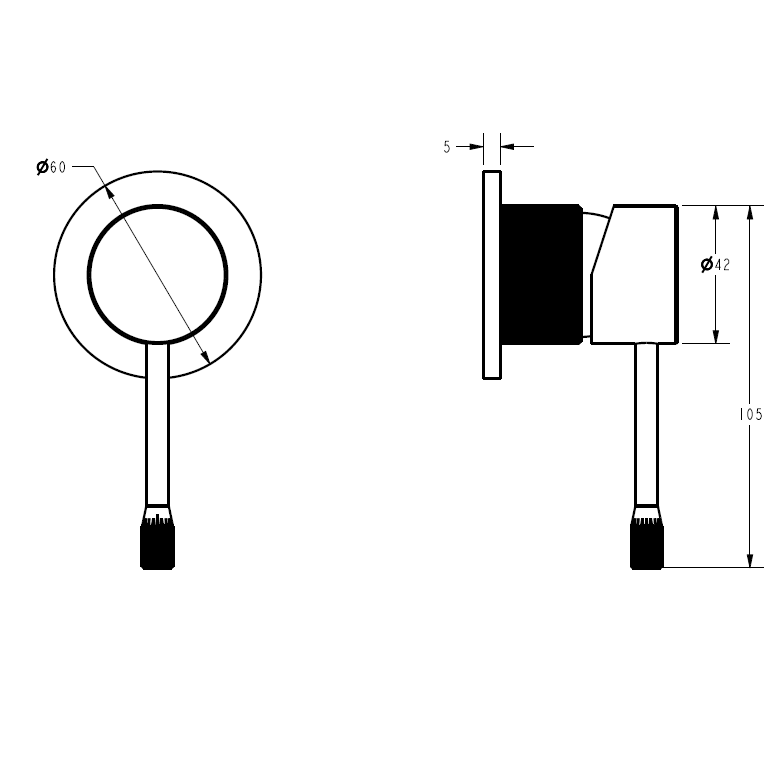 Ikon Linie Wall Mixer Brushed Nickel