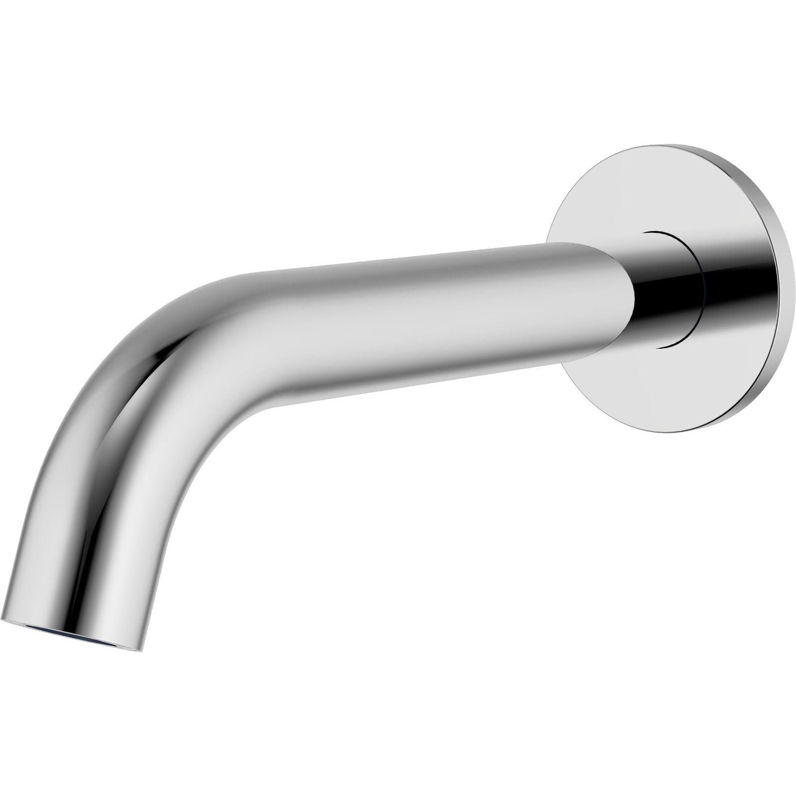 Ikon Soko Round Wall Spout Chrome