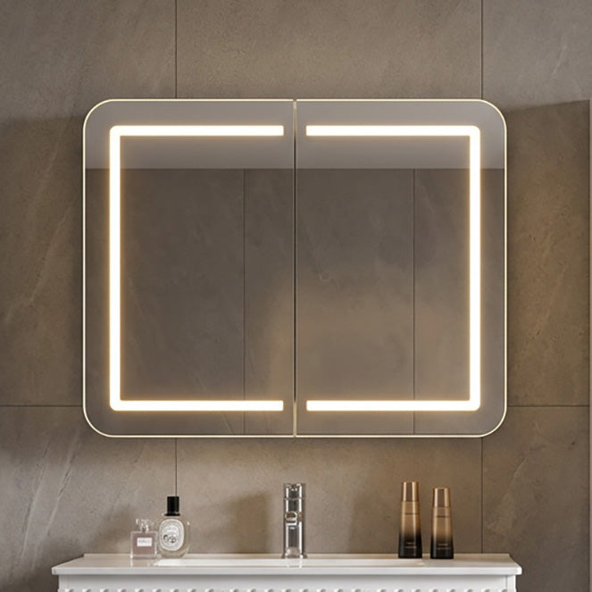 Baiachi 900x750 Round Edge LED Mirror Cabinet