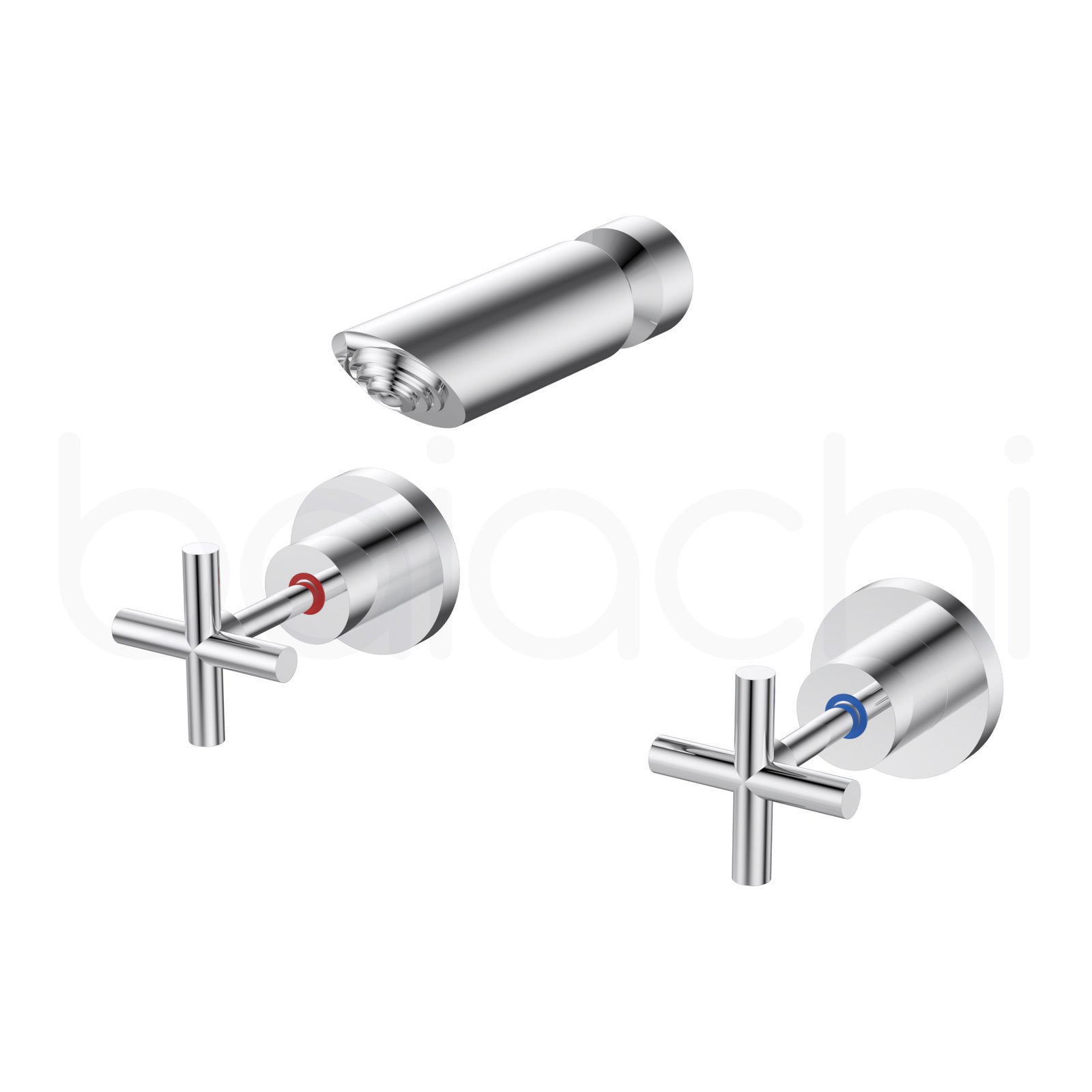 Shower Tap Set Chrome