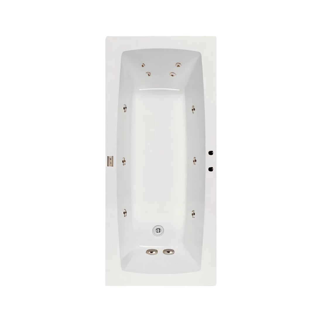 Tano 1800mm 14 Jets Drop-in Spa Bath Spa Key Remote with Down Light