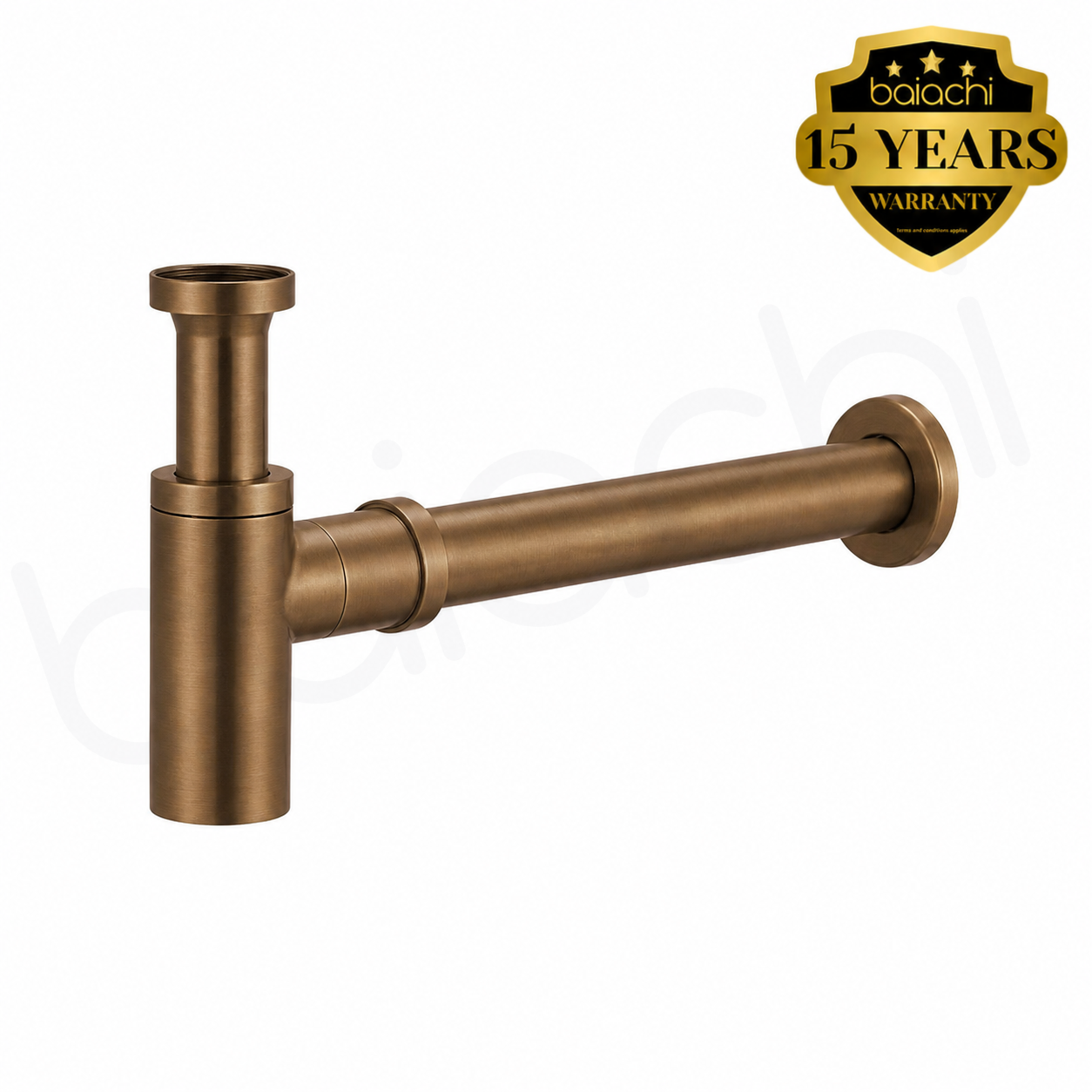 Baiachi Moreton Brass Bottle Trap 40mm Brushed Copper
