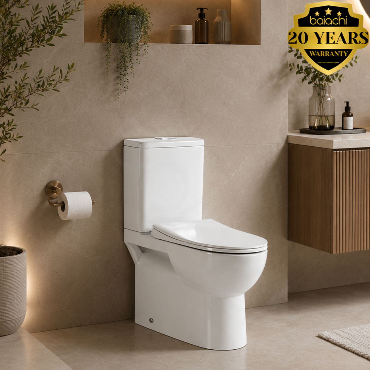 Baiachi Zeena MKII Back-to-Wall Toilet Suite