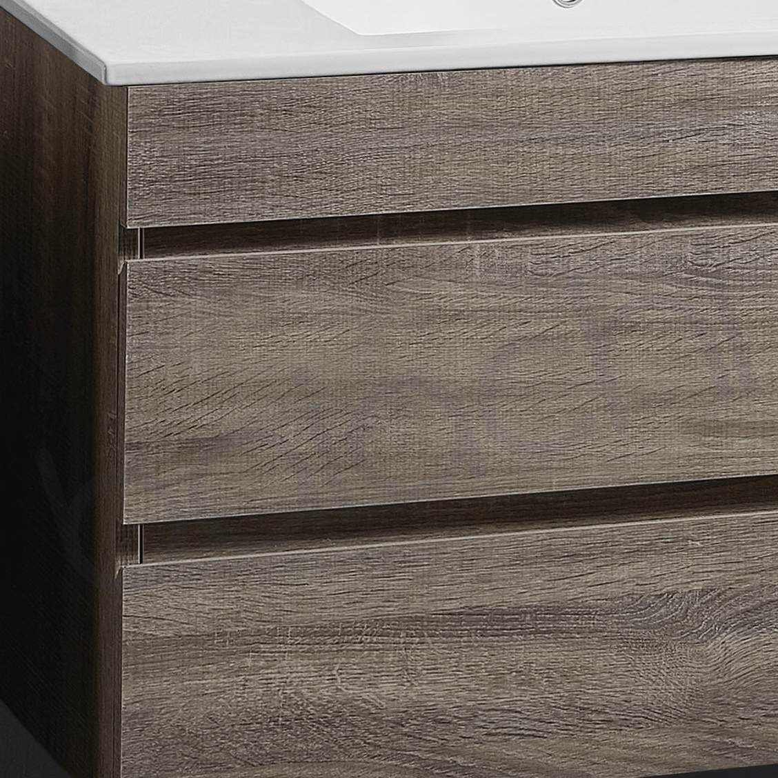 Vellena 1200mm PVC Water Proof Wash White Bathroom Vanity Cabinet