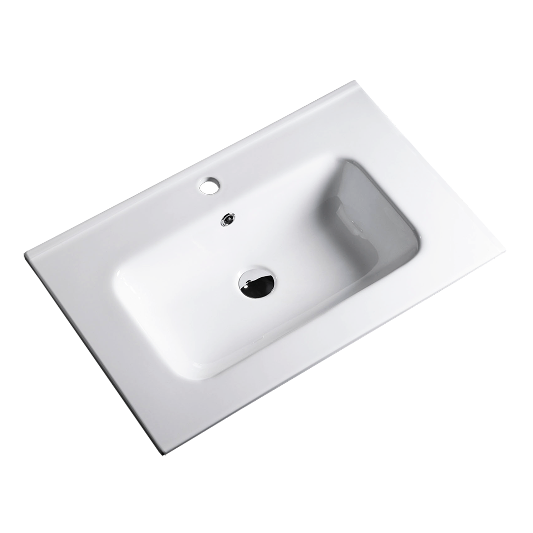 Vellena 600mm Plywood Prime Oak Bathroom Vanity Ceramic Basin