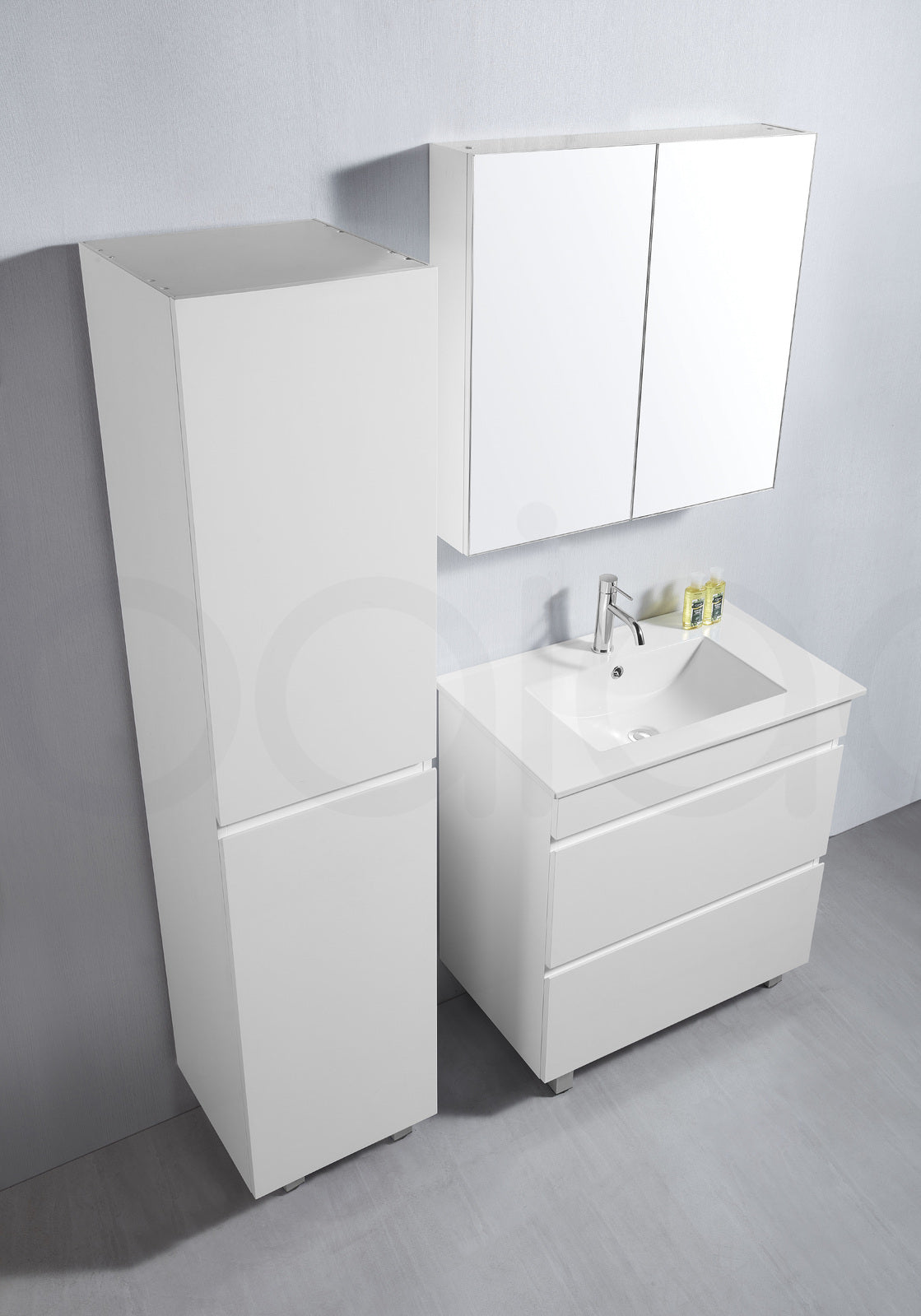 Vellena 750mm PVC Water Proof Bathroom Vanity Ceramic Basin