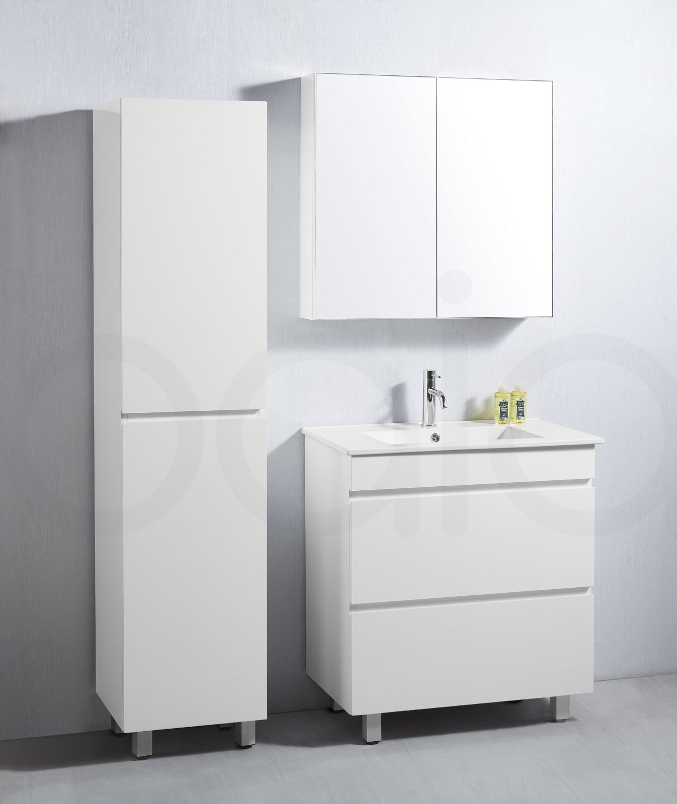 Vellena 750mm PVC Water Proof Bathroom Vanity Ceramic Basin