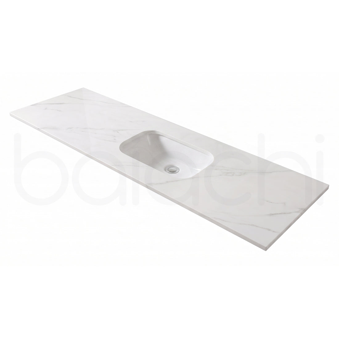 Baiachi 1200mm Calacatta Quartz with Undercounter Stone Ceramic Basin