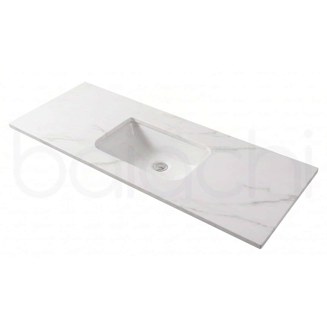 Baiachi 900mm Calacatta Quartz with Undercounter Stone Ceramic Basin