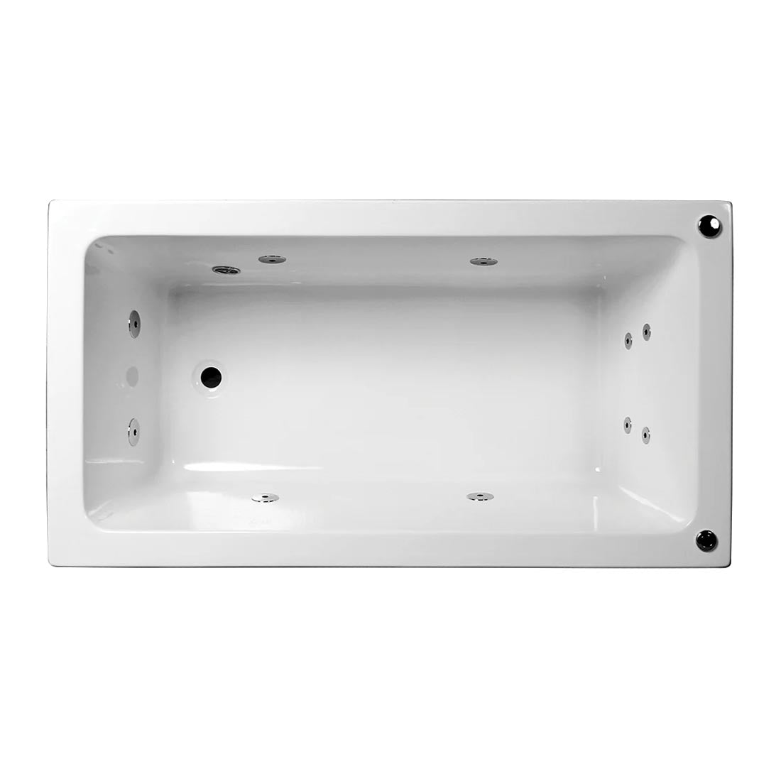 Alpha 1800mm 12 Jets Drop-in Spa Bath Spa Key Remote with Down Light