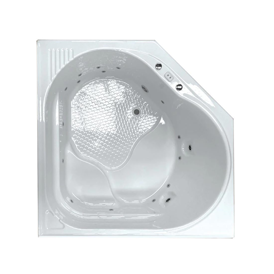 Barda 1480mm 17 Jets Drop-in Spa Bath Electronic Touch Pad