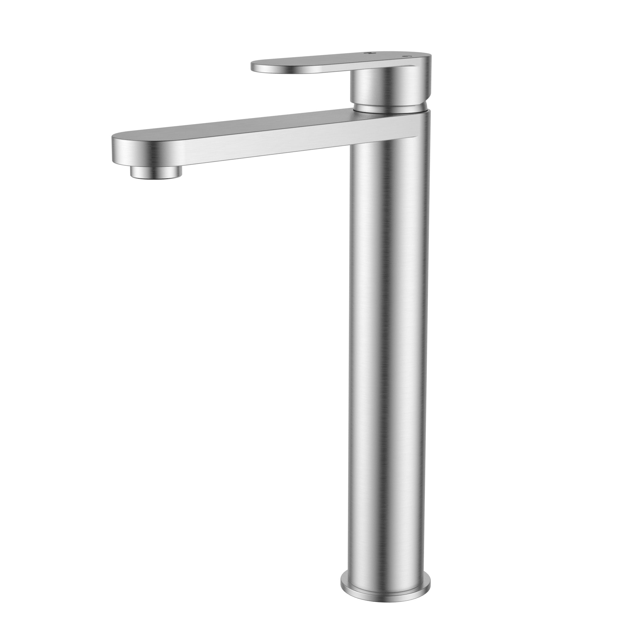 Sora SS Highrise Basin Mixer Stainless Steel