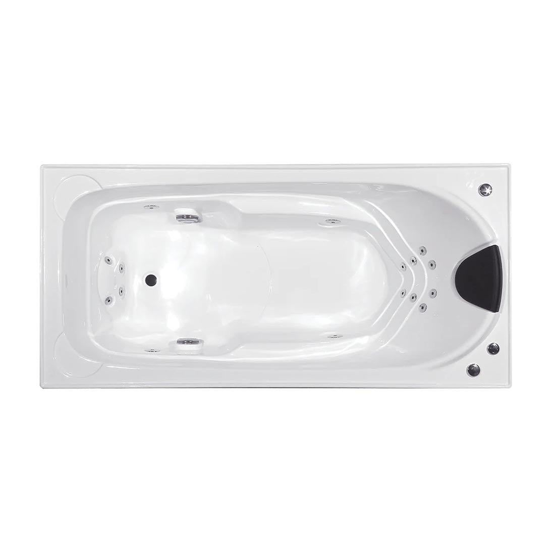 Elise 1800mm 16 Jets Drop-in Spa Bath Electronic Touch Pad