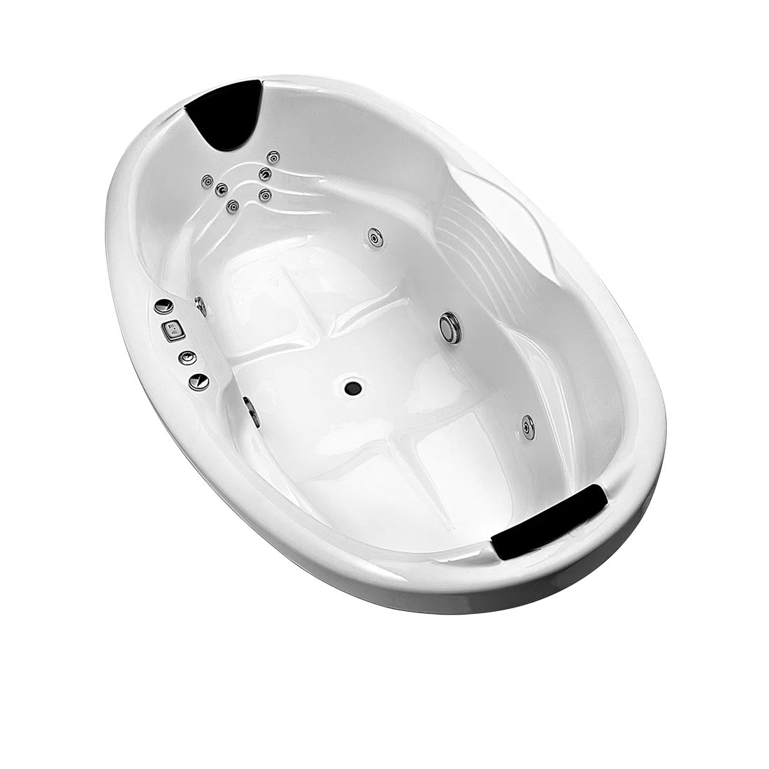 Joya 1800mm 16 Jets Drop-in Spa Bath Spa Key Remote with Down Light